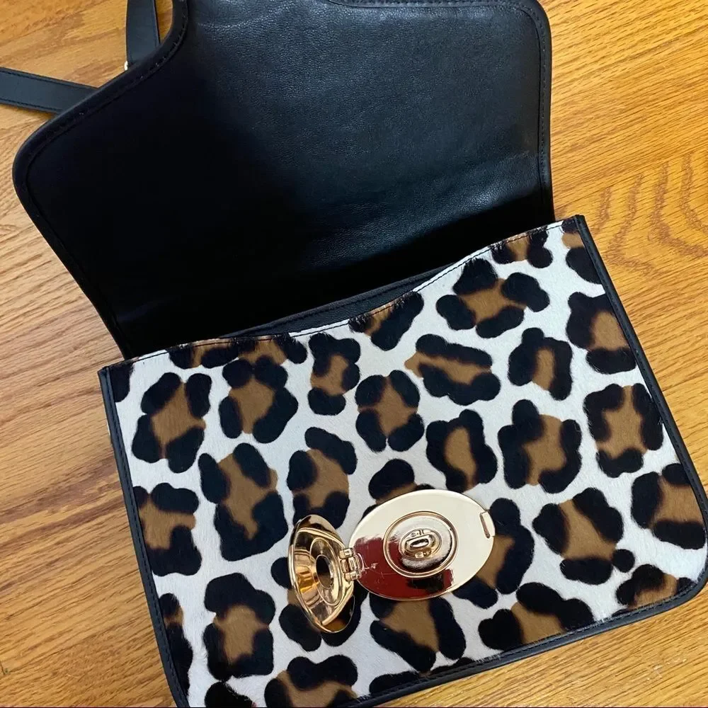 Coach Page Shoulder Bag in Ocelot Printed Haircalf F33636 Excellent cond… - Picture 12 of 14